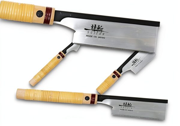 SUIZAN Dozuki Dovetail Saw 6" Crosscut - Professional Japanese Pullsaw Handsaw Woodworking Tools-1
