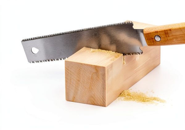 Japanese Hand Saw, 6 Inch Pull Saw with Double Edges of 11/17 TPI, SK5 Flexible Blade Handle Wood Saws for Woodworking Tools-3